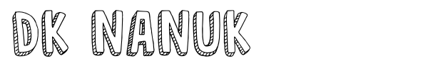 DK Nanuk font preview